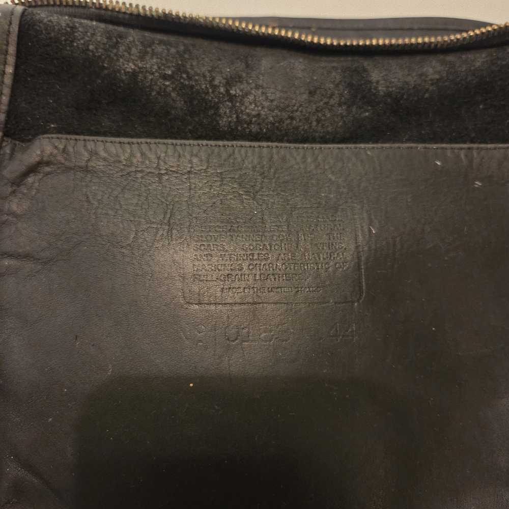 COACH Vintage 90's SoHo Bleeker Black Glove Tanned Leather Bucket/Shoulder Bag - Picture 6 of 14